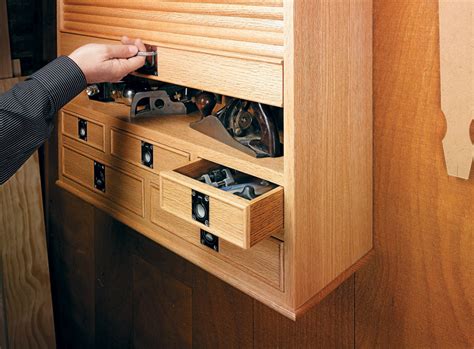 Tambour Tool Cabinet Woodworking Project Woodsmith Plans