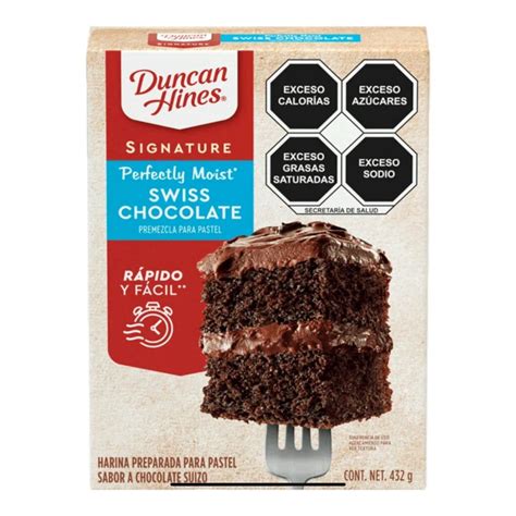 Duncan Hines Swiss Chocolate Paquete Con G Caja Con Paquetes