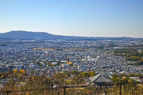 Nara Aerial View Japan Stock Photo Image Of Mount 319760366