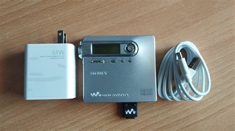 Sony Walkman net md portable mini disc player MZ N10 silver Máy nghe ...