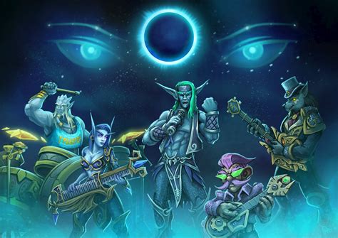 Night Warrior 80s Themed Alliance Band Concept Artwork By Handclaw