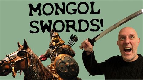 What SWORDS Did The MONGOLS Use Turko Mongol Sabers YouTube