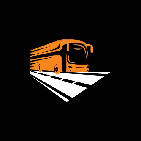 Bus Way Transportation Illustration Logo 12080859 Vector Art At Vecteezy