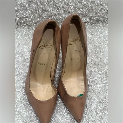 Christian Louboutin Nude Pigalle Plato Heels Gem