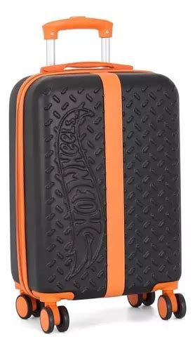 Malinha Mala Escolar R Gida Rodinhas Hot Wheels Preta Cor Preto Desenho Do Tecido Carros