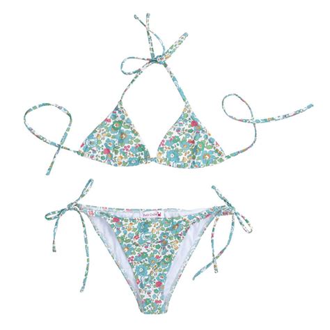 Andreaa Woman Bikini Betsy D Made With Liberty Fabric Petit Crabe