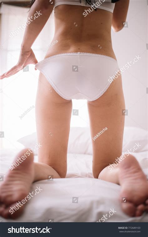 Sexy Female Buttocks White Lingerie On Stock Photo Shutterstock