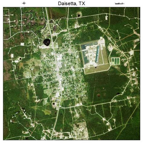 aerial photography map  daisetta tx texas
