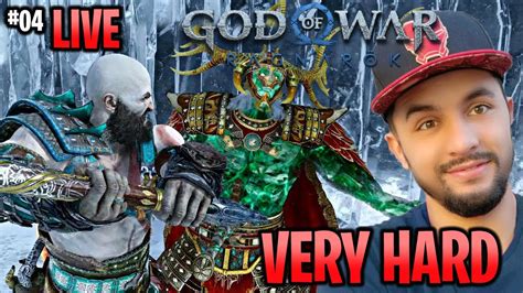 LIVE ON Jogando No Very Hard God Of War Ragnarok Em Busca Da