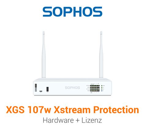 Sophos Xgs W Mit Xstream Protection Jaar Ja Xstream Bescherming