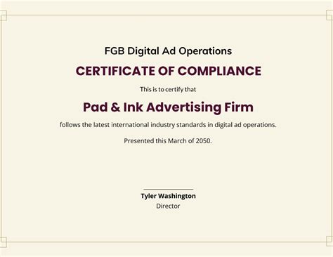 Free Electrical Certificate Of Compliance Template To Edit Online