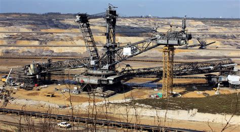 brown coal, bucket wheel excavators, carbon, coal mining, colossal