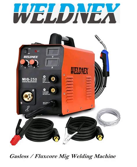 Gasless Fluxcore Mig Welding Machine 250 Amps Single Phase At 20500