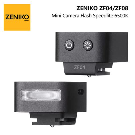 Zeniko Zf Zf Mini Camera Flash Speedlite K Standard Hot Shoe Mount Dslr