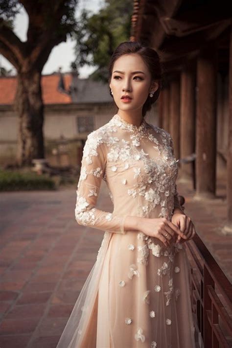 Tổng Hợp Mẫu Áo Dài Nude Đẹp Nhất Tài Lộc Wedding
