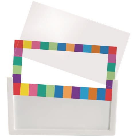 Durable Book And Binder Holders With Universal Label Holders 5 Pack Neon