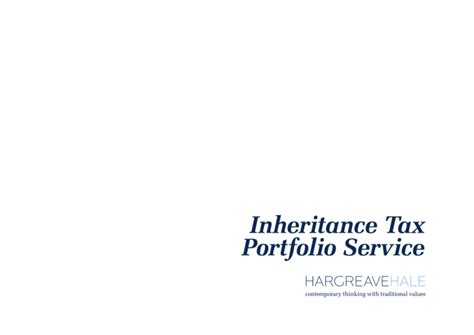 Inheritance Tax Portfolio Service