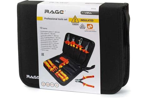 Набор электромонтажного инструмента RAGE by VIRA VDE 1000В 10 шт ...