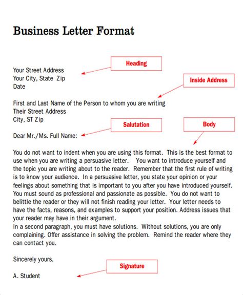 FREE 9+ Sample Business Letter Salutation in Word, PDF
