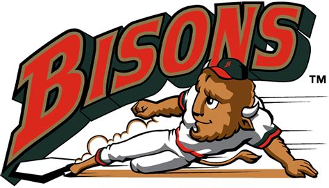 Buffalo Bisons Logo - Primary Logo - International League (IL) - Chris Creamer's Sports Logos ...