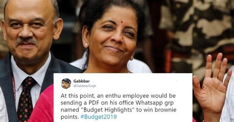 As Nirmala Sitharaman Presents Budget 2019 Hilarious Taxpayer Memes