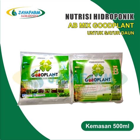 Jual Pupuk Nutrisi Hidroponik Bubuk Ab Mix Goodplant Sayuran Daun