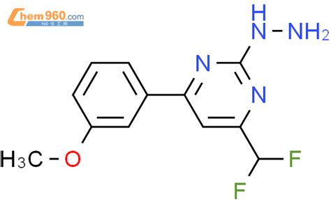 861226 63 3 4 Difluoromethyl 2 Hydrazino 6 3 Methoxyphenyl