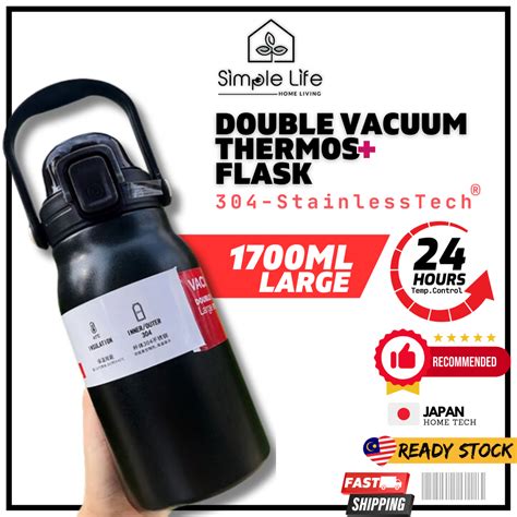 Shopee Choice Stainless Steel Handheld Thermos Bottle Insulated Vacuum Tumbler Hot Cold