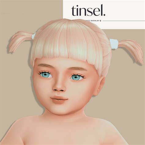 Tinsel Skin Overlay By Lamatisse Infants The Sims 4 Create A Sim