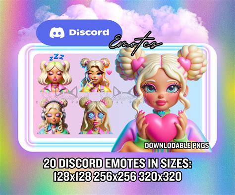 Discord Emotes 20 Blonde Discord Emotes Kawaii Anime Blonde Hair Gamer Girl Streamer Emojis