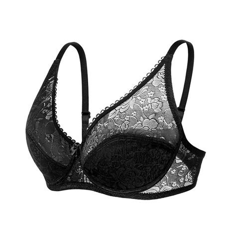 Ms Bra Lace Sheer Unlined Sexy Lingerie Underwired Brassiere Women Underwear Bh EBay