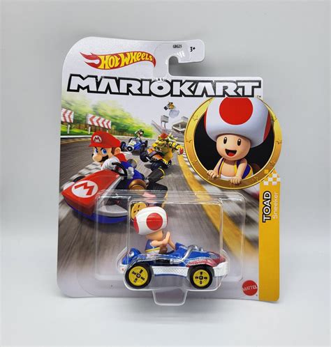 Hot Wheels Mattel Mario Kart Toad Sneeker Wrestling Megastore UK