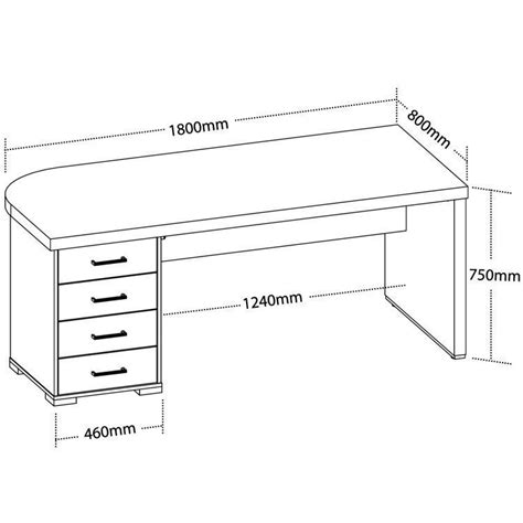 Conjunto Home Office 2 Peças 1 Mesa 180cm Tamburato 4 Gavetas