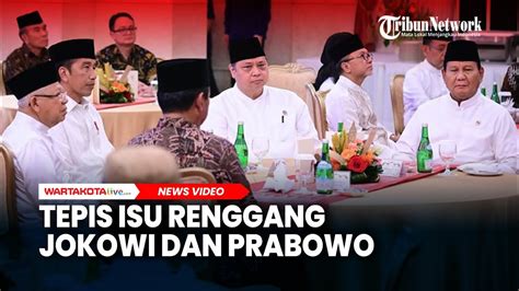 Tepis Isu Renggang Jokowi Dan Prabowo Duduk Bersama Saat Bukber Di