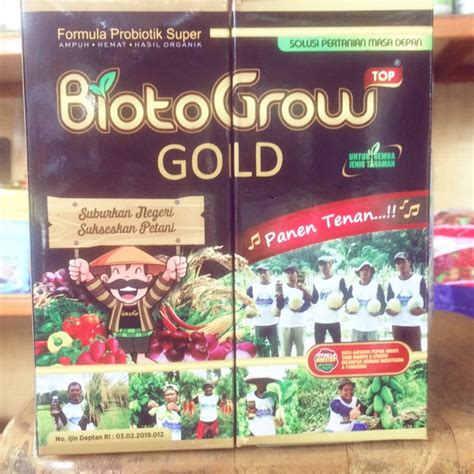 Jual Biotogrow Gold Ml Solusi Pertanian Masa Depan Shopee Indonesia