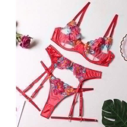 Floral Erotic Lace Sexy Lingerie Sets Power Day Sale