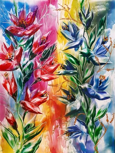 Энкаустика. Цветы | Encaustic art, Artwork, Canvas art