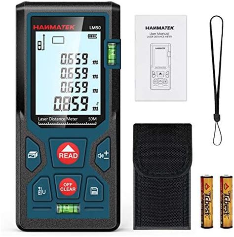 Laser Measure 50M 165ft RockSeed Digital Laser Distance Meter With 2