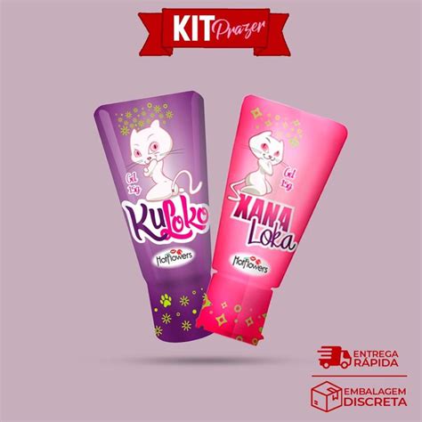 Kit Prazer Kuloko E Xana Loka G Hot Flowers Shopee Brasil