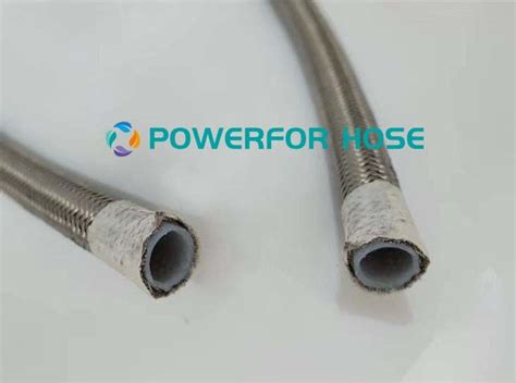 High Pressure PTFE Hose SS304 Braiding Reinforcement Hydraulic Hose R14