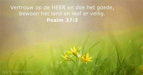 Psalm 37 3 Bijbeltekst DailyVerses Net