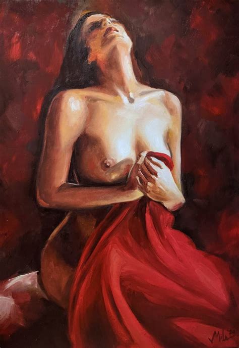 Erotic Woman S Figure Sensual Woman Art Nude Erotic Art Original Oil Painting Sexy Naked Woman