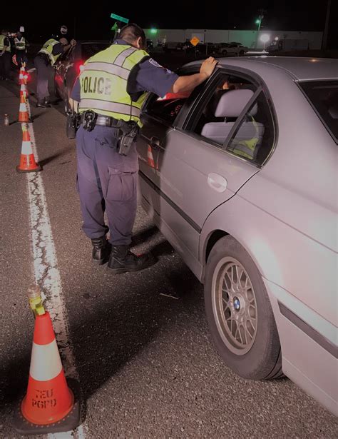 Police departments explain the legal basis for a sobriety checkpoint 7