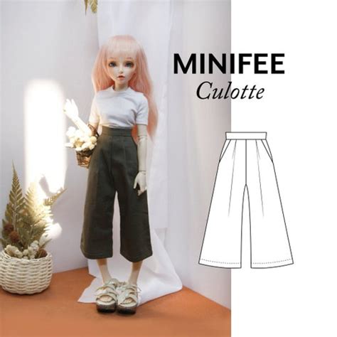 Unoa Clothes Pdf Sewing Pattern Minifee Clothes Bjd Pattern Etsy