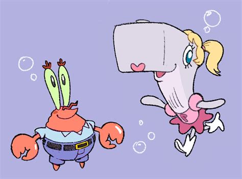 mr krabs and pearl by sallyzone on DeviantArt