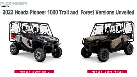 2022 Honda Pioneer 1000 Trail And Forest Inside Look Youtube