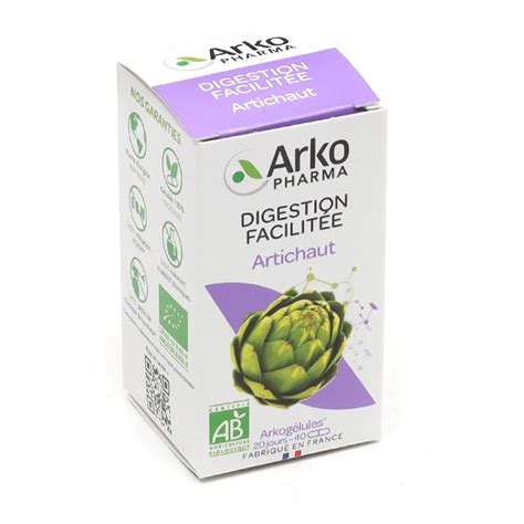 Arkogélules Artichaut bio gélules Complément pour la digestion