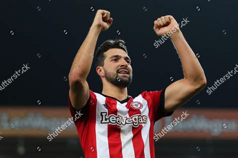 Yoann Barbet Brentford Celebrates After His Editorial Stock Photo