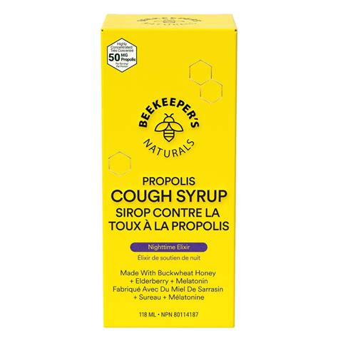 Beekeepers Naturals Nighttime Propolis Cough Syrup At Natura Market