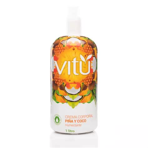 Crema Vitú Litro Piña Y Coco Vitu